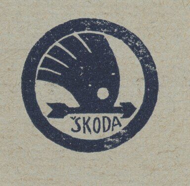 Logo v podobě okřídleného šípu si Škoda nechala patentovat v roce 1923
