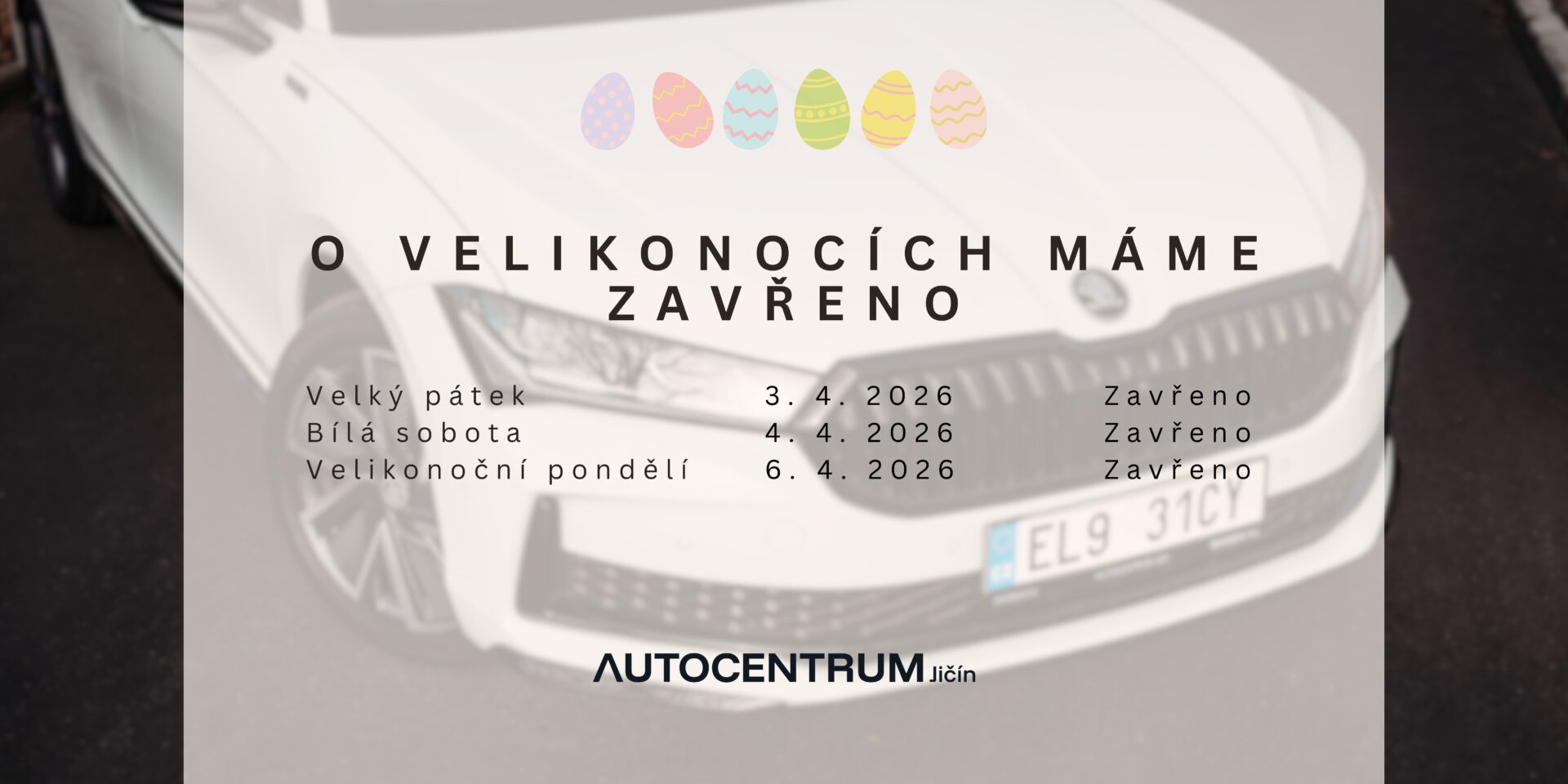 Velikonoční otevírací doba